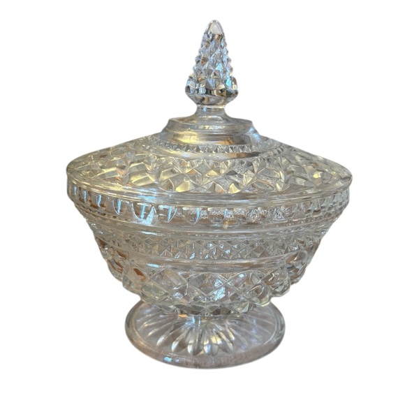 Anchor Hocking Wexford Candy Dish with Lid - Picture 1 of 5